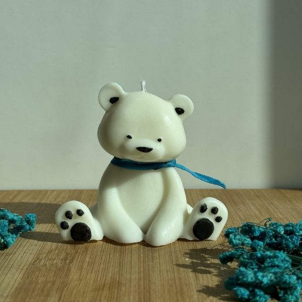 Panda Baby Candle Favor colored